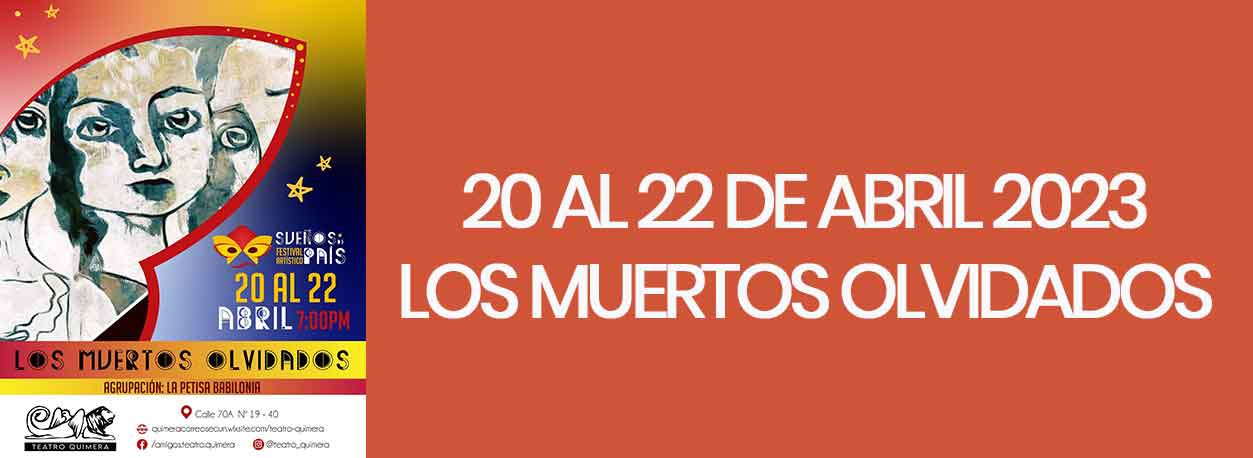 Festival Sueños de País Programación 20 al 22 de abril 2023